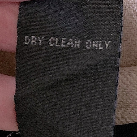 𝅺grace Dane Lewis Linen Blend Front Zip Pencil Skirt Size 8 - Picture 6 of 6